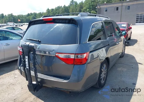 2011 Honda Odyssey Ex-L из США, поврежденный, VIN 5FNRL5H6XBB101748